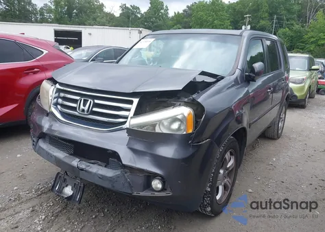 2014 Honda Pilot Ex-L from USA, damaged, VIN 5FNYF3H54EB003396